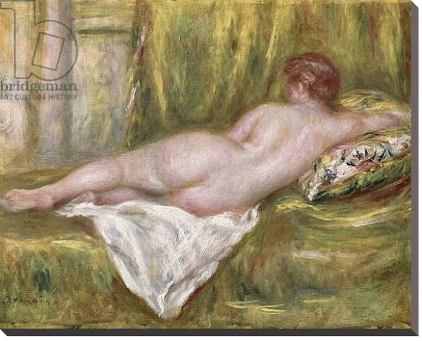 Постер Reclining Nude from the Back, Rest after the Bath, c.1909 с типом исполнения На холсте без рамы