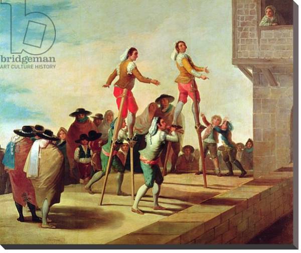 Постер The Stilts, c.1791-92 с типом исполнения На холсте без рамы