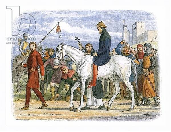 Постер Thomas, Earl of Lancaster, being led to execution с типом исполнения На холсте в раме в багетной раме 221-03