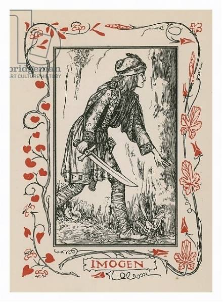 Постер Imogen, Cymbeline с типом исполнения На холсте в раме в багетной раме 221-03
