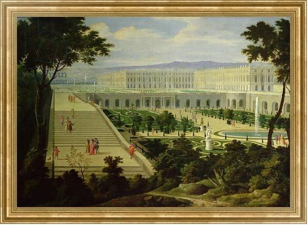 Постер The Orangery at Versailles с типом исполнения На холсте в раме в багетной раме NA033.1.051