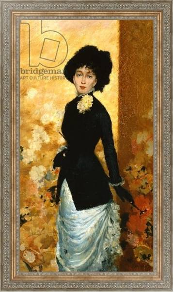 Постер Portrait of a Woman, 1880 с типом исполнения На холсте в раме в багетной раме 484.M48.310