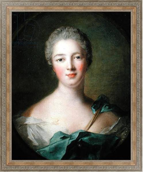 Постер Madame de Pompadour 1748 с типом исполнения На холсте в раме в багетной раме 484.M48.310