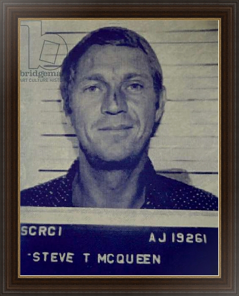 Постер Steve McQueen I с типом исполнения На холсте в раме в багетной раме 1.023.151
