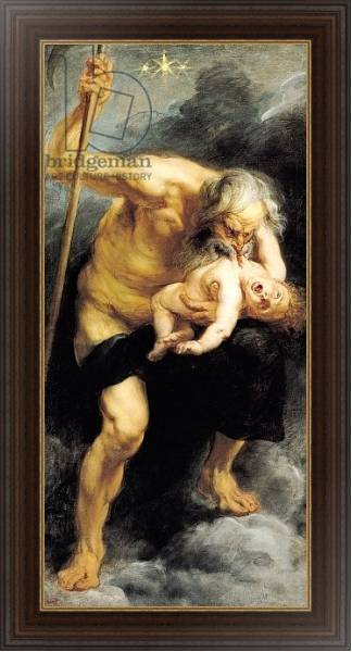 Постер Saturn Devouring his Son, 1636 с типом исполнения На холсте в раме в багетной раме 1.023.151