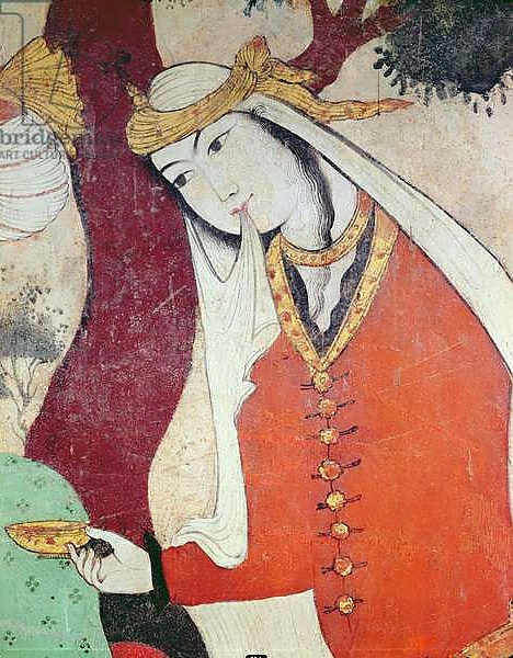 Постер Woman from the Court of Shah Abbas I, 1585-1627 с типом исполнения На холсте без рамы