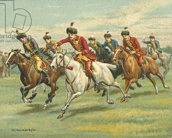 Постер Races Historic and Modern, Hungarian Horse Races с типом исполнения На холсте без рамы