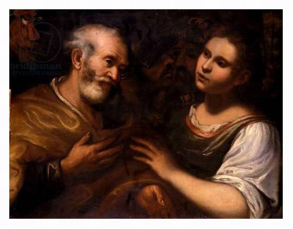 Постер St. Peter and Mary Magdalene, c.1600 с типом исполнения На холсте в раме в багетной раме 221-03