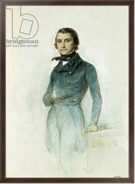 Постер Jean Joseph Louis Blanc 1835 с типом исполнения На холсте в раме в багетной раме 221-02