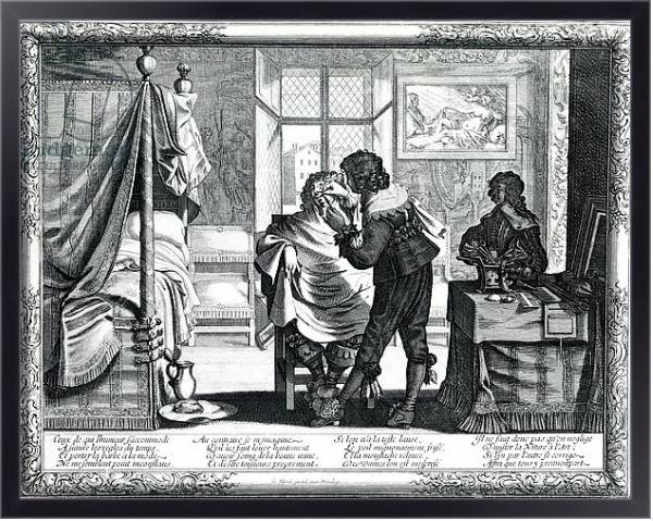 Постер les Metiers, published by Jean Leblond I, c.1632-1635 с типом исполнения На холсте в раме в багетной раме 221-01