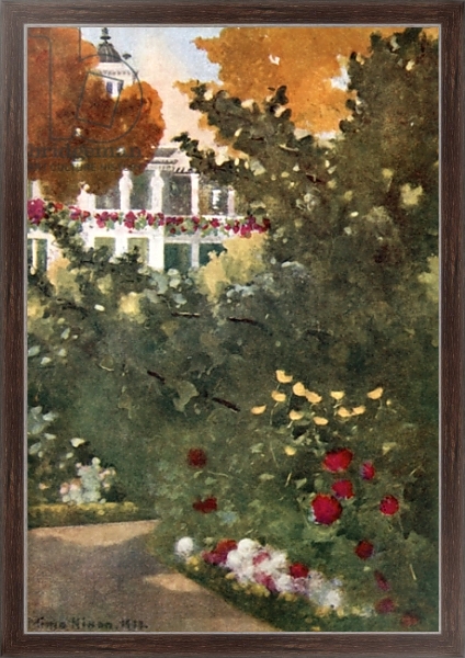Постер Villa Hvidore с типом исполнения На холсте в раме в багетной раме 221-02