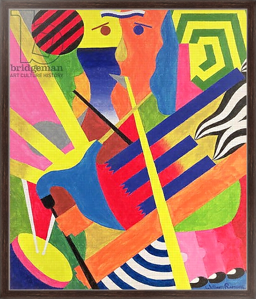 Постер The Pipe Band, 1990 с типом исполнения На холсте в раме в багетной раме 221-02