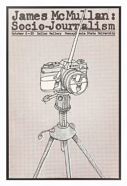 Постер James McMullan, socio-journalism с типом исполнения На холсте в раме в багетной раме 221-03