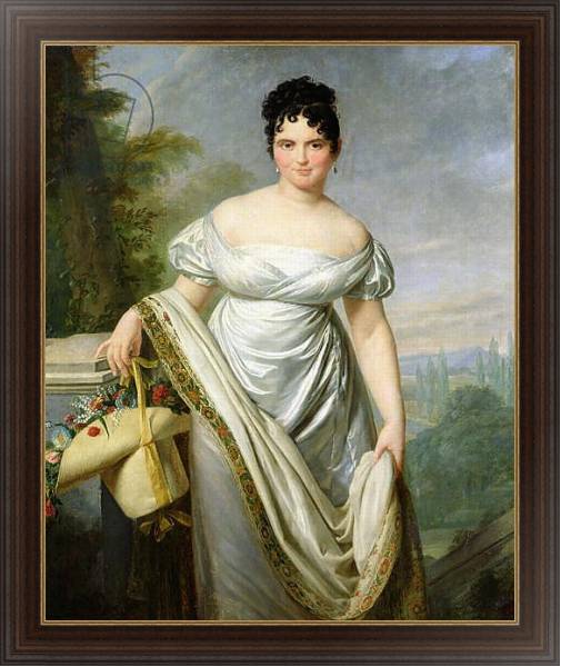 Постер Madame Tallien с типом исполнения На холсте в раме в багетной раме 1.023.151