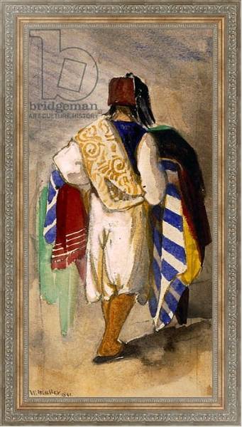 Постер Turkish Carpet Seller, 1841 с типом исполнения На холсте в раме в багетной раме 484.M48.310