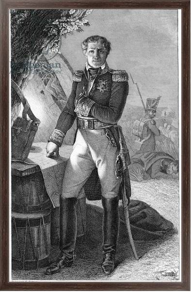 Постер Portrait of Laurent de Gouvion Saint-Cyr, Marquis de Gouvion and Marshal of France с типом исполнения На холсте в раме в багетной раме 221-02