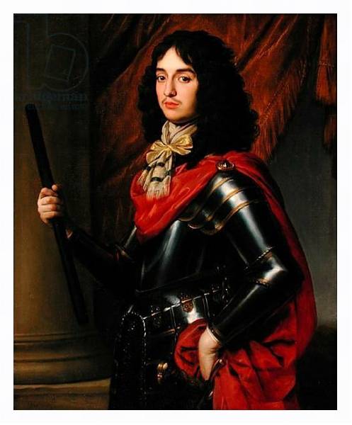 Постер Portrait of Prince Edward of the Palatinate in Armour с типом исполнения На холсте в раме в багетной раме 221-03