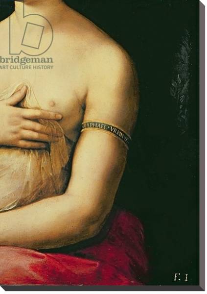 Постер La Fornarina, c.1516 2 с типом исполнения На холсте без рамы