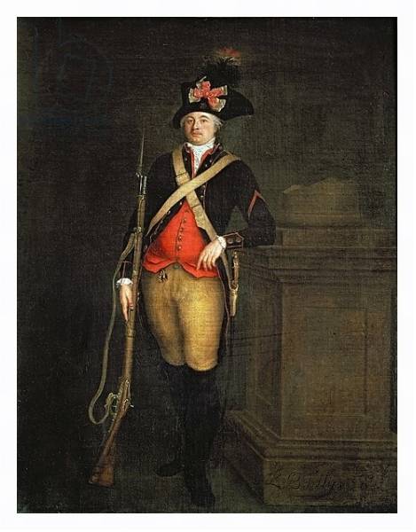 Постер Portrait of Louis-Philippe-Joseph d'Orleans с типом исполнения На холсте в раме в багетной раме 221-03