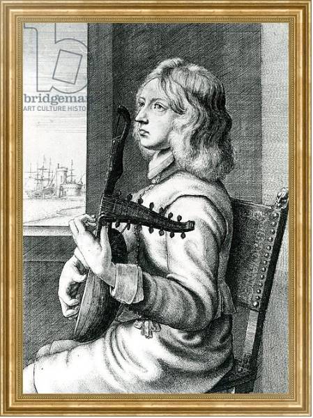 Постер Baroque Lute player с типом исполнения На холсте в раме в багетной раме NA033.1.051