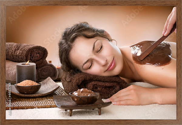 Постер Шоколадное обертывание с типом исполнения На холсте в раме в багетной раме 1727.4310