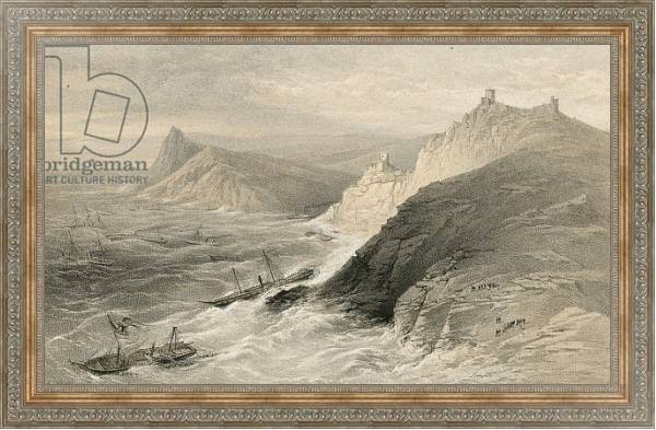 Постер The gale off the Port of Balaklava, 14 November 1854 1 с типом исполнения На холсте в раме в багетной раме 484.M48.310
