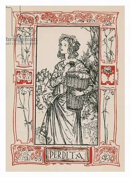 Постер Perdita, A Winter's Tale с типом исполнения На холсте в раме в багетной раме 221-03