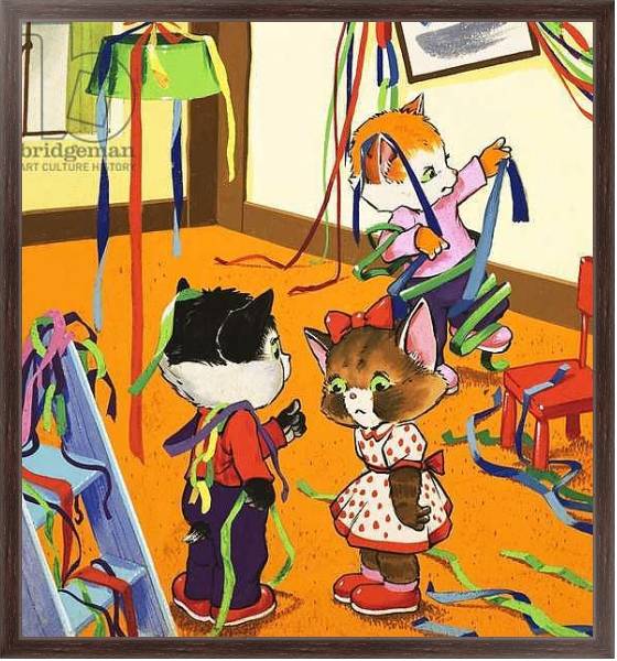 Постер Num Num and his Funny Family 9 с типом исполнения На холсте в раме в багетной раме 221-02