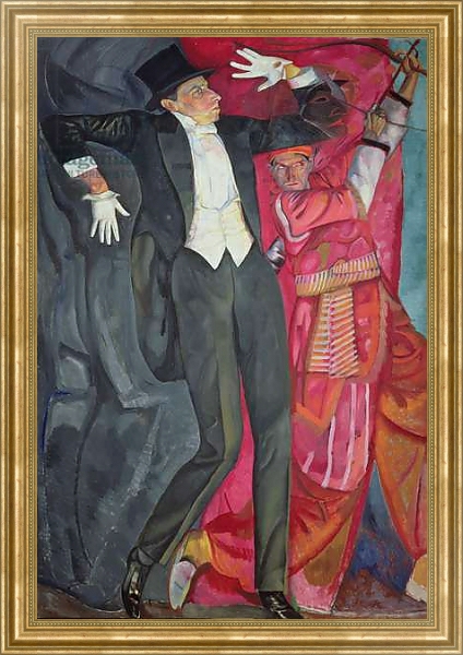 Постер Portrait of the Producer Vsevolod Emilievich Meyerhold 1916 с типом исполнения На холсте в раме в багетной раме NA033.1.051