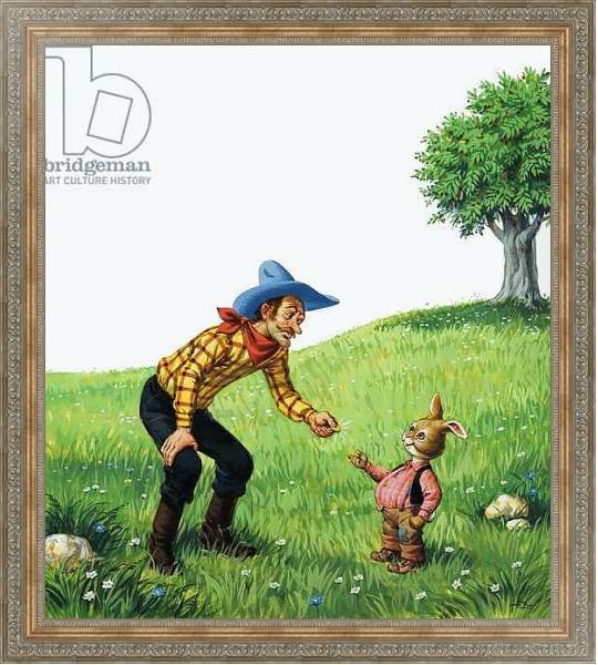 Постер Bear Rabbit 21 с типом исполнения На холсте в раме в багетной раме 484.M48.310