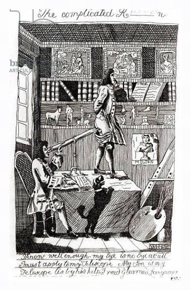 Постер The complicated Richardson, 1724 с типом исполнения На холсте в раме в багетной раме 221-03