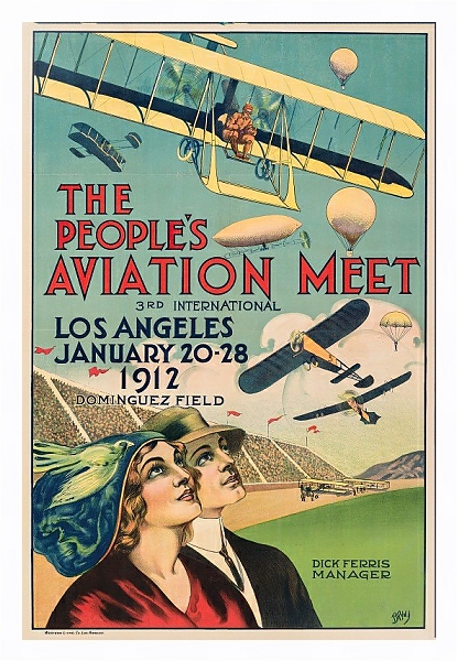 Постер The People’s Aviation Meet с типом исполнения На холсте в раме в багетной раме 221-03
