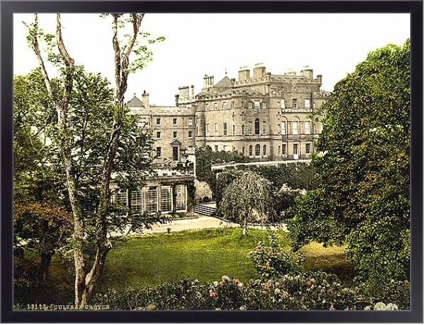 Постер Шотландия. Замок Калзин с типом исполнения На холсте в раме в багетной раме 221-01
