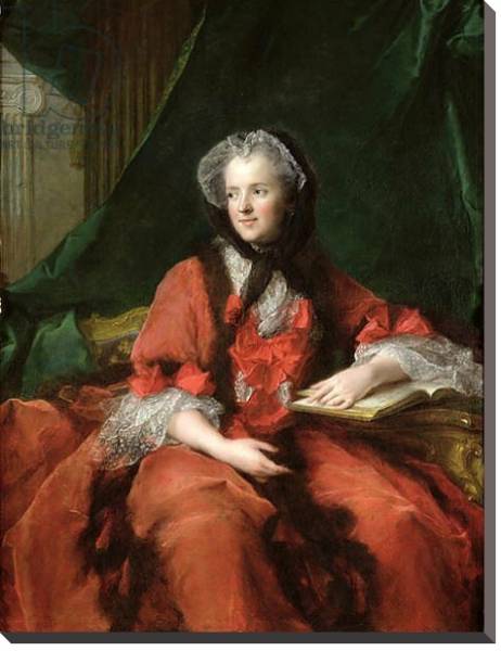 Постер Portrait of Madame Maria Leszczynska 1748 с типом исполнения На холсте без рамы