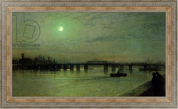 Постер Battersea Bridge, 1885 с типом исполнения На холсте в раме в багетной раме 484.M48.310