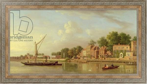 Постер The Thames at Twickenham, c.1760 с типом исполнения На холсте в раме в багетной раме 484.M48.310