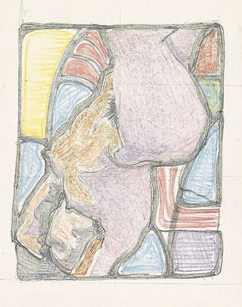 Постер Liggende naakte vrouw с типом исполнения На холсте без рамы