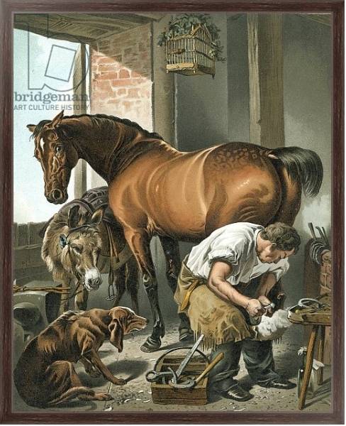 Постер Blacksmith с типом исполнения На холсте в раме в багетной раме 221-02