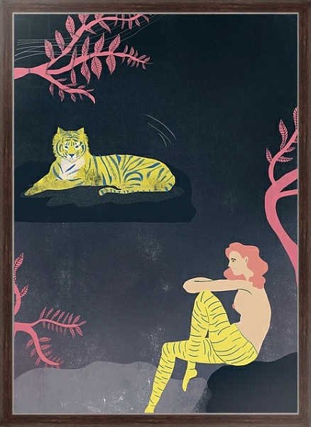 Постер Skowronska Ewelina 05 с типом исполнения На холсте в раме в багетной раме 221-02