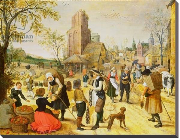 Постер A Village Kermesse с типом исполнения На холсте без рамы