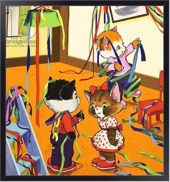 Постер Num Num and his Funny Family 9 с типом исполнения На холсте в раме в багетной раме 221-01