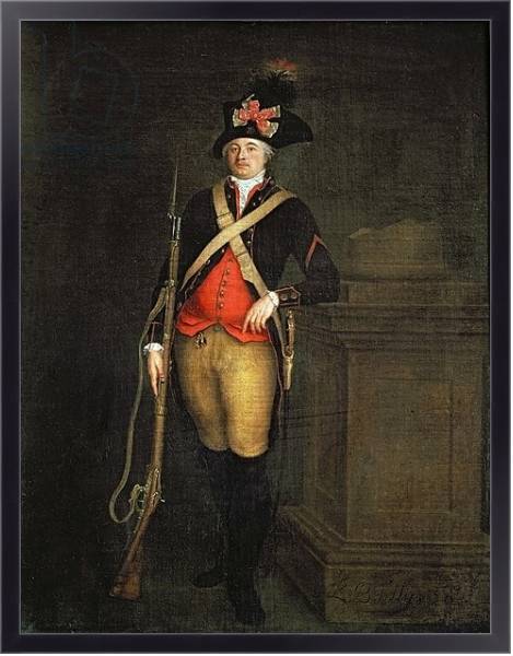 Постер Portrait of Louis-Philippe-Joseph d'Orleans с типом исполнения На холсте в раме в багетной раме 221-01