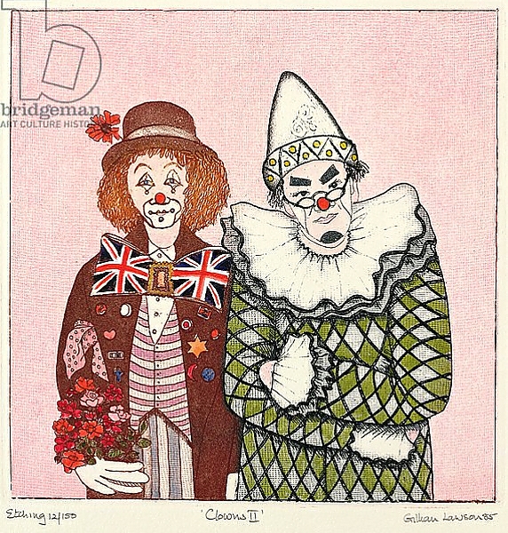 Постер Clowns II с типом исполнения На холсте без рамы
