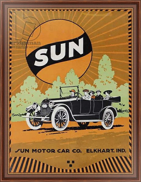 Постер Sun Magazine, 1916 с типом исполнения На холсте в раме в багетной раме 35-M719P-83