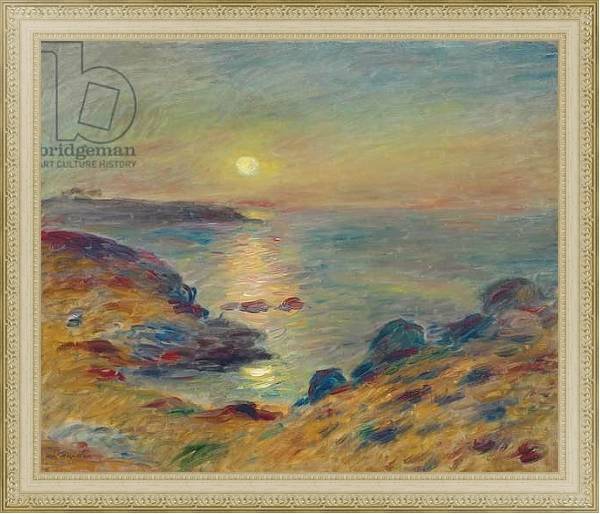 Постер Sunset at Douarnenez, c. 1883 с типом исполнения На холсте в раме в багетной раме 484.M48.725