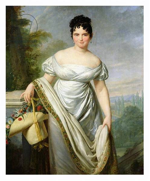 Постер Madame Tallien с типом исполнения На холсте в раме в багетной раме 221-03