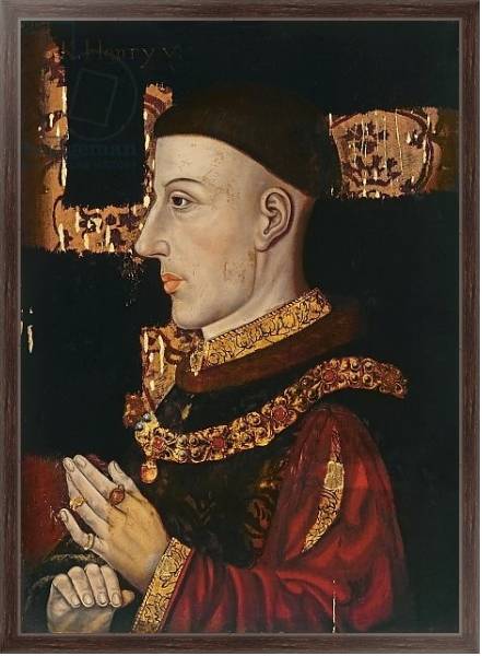 Постер Portrait of Henry V 2 с типом исполнения На холсте в раме в багетной раме 221-02
