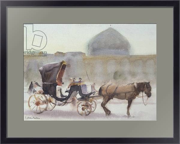Постер Horse and Carriage, Naghshe Jahan Square, Isfahan с типом исполнения Под стеклом в багетной раме 221-01