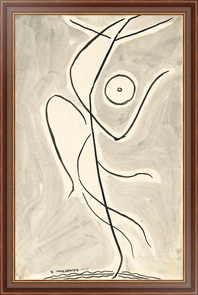 Постер Dance Abstraction; Isadora Duncan с типом исполнения На холсте в раме в багетной раме 35-M719P-83