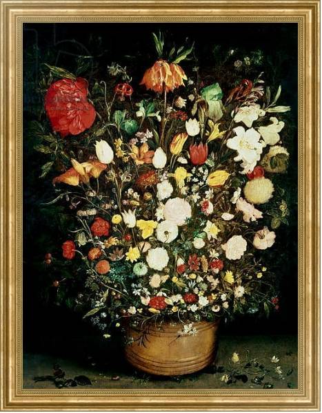 Постер Vase of Flowers с типом исполнения На холсте в раме в багетной раме NA033.1.051